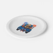 04. Juli - USA Pappteller (Schrägansicht)