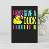 04.Rubber duck for a Duck Lovers Save The Date (Stehend Vorderseite)