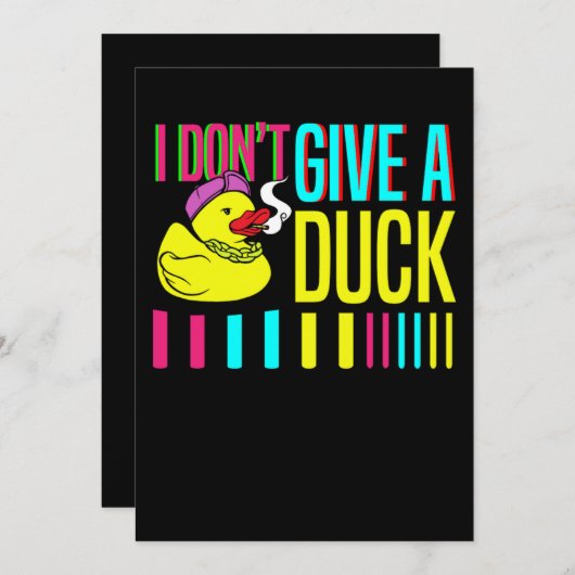 04.Rubber duck for a Duck Lovers Save The Date (Vorne/Hinten)
