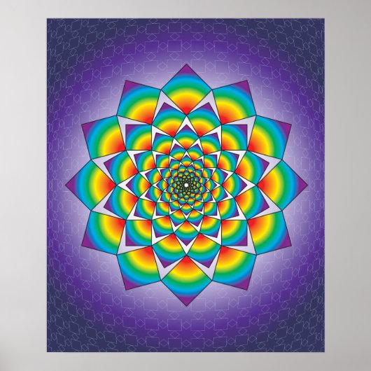 04 SCHWIMMPLÄTZE MANDALA POSTER (Vorne)