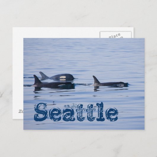 04, Seattle Postkarte (Vorne/Hinten)