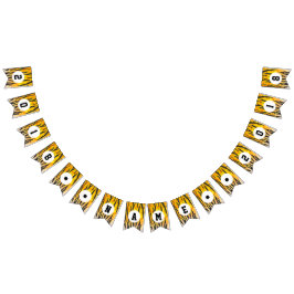 04 von 12 Tiger Themed Party Bunting Wimpelkette
