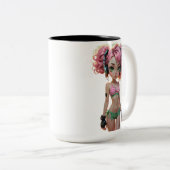 04A Dollz von: Svace - Serie 01 Zweifarbige Tasse (VorderseiteRechts)
