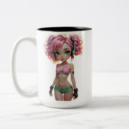 04A Dollz von: Svace - Serie 01 Zweifarbige Tasse
