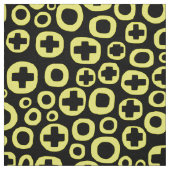 050215 - Gelb auf Schwarz Stoff (Muster)