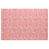 050215 - Rot auf Weiß Stoff (Yard (91,4 cm))