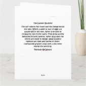 050 der Drossel-Lech für immer großer Karte (Rückseite)