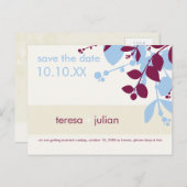 051 Tonya :: SAVE THE DATE :: Muttersprache Ankündigungspostkarte (Vorne/Hinten)