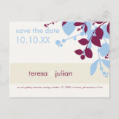 051 Tonya :: SAVE THE DATE :: Muttersprache Ankündigungspostkarte (Vorderseite)