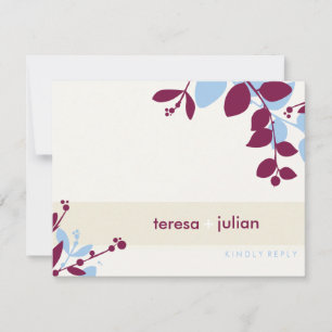 051-Tonya:: UAWG REPLY FLAT CARD RSVP Karte