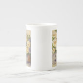 0548 Gelbe Rosen in Pitcher Porzellantasse (Vorderseite)