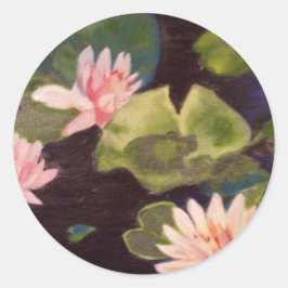 054 RUNDER AUFKLEBER