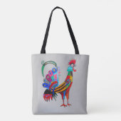 055 - Rooster Tote Bag Tasche (Rückseite)
