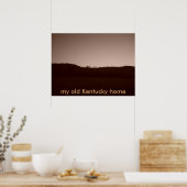 057, meine alte Kentucky Zuhause Poster (Küche)