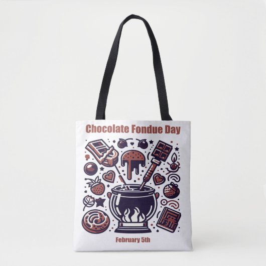 05.02. Schokolade Fondue Day Tasche (Vorderseite)