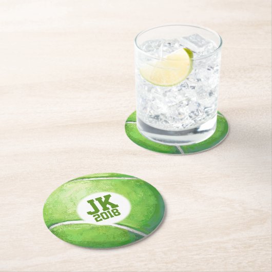 05.12 Party für den Tennisball Runder Pappuntersetzer (Vor Ort)