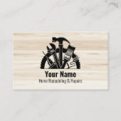 05-2019 Anpassbare Handywerkzeuge aus Holz v1 Visitenkarte (Vorderseite)