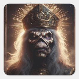 05 - Pope Quadratischer Aufkleber