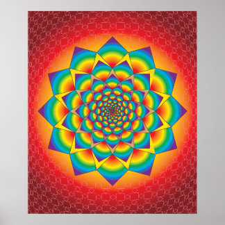 05 RADIANCE MANDALA POSTER