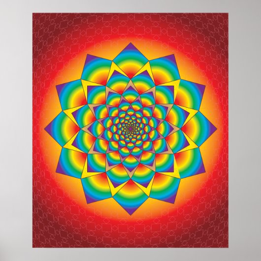 05 RADIANCE MANDALA POSTER (Vorne)
