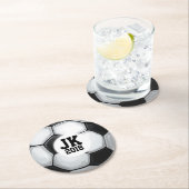 05 von 12 Party für den abstellbaren Fußballball Runder Pappuntersetzer (Vor Ort)