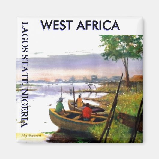 060507122415pz, LAGOS STAAT, NIGERIA , LAGOS ST.. Magnet (Vorne)