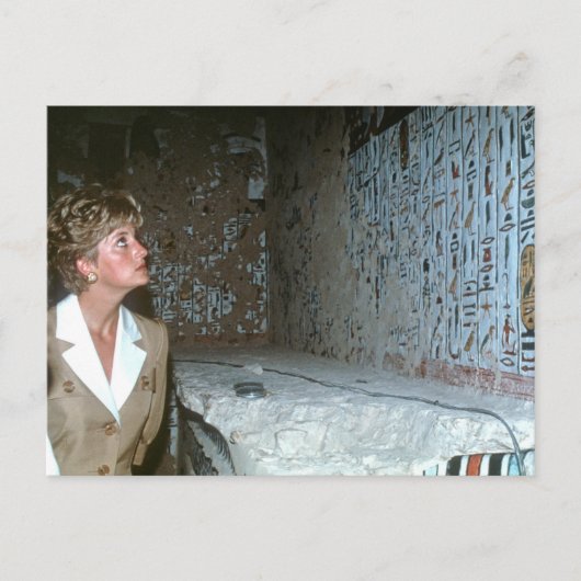 060 Prinzessin Diana Ägypten 1992 Postkarte (Vorderseite)