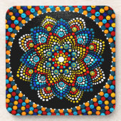 061 - Cooles und warmes Mandala-Set - Untersetzer (Vorderseite)