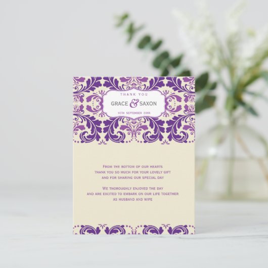 064 Enna :: DANK YOU NOTE 2 - clever Einladung (Stehend Vorderseite)