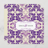 064 Enna:: WEDDING INVITES - cleveres SQ Einladung (Vorne/Hinten)