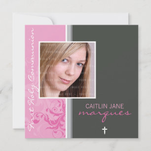 065 Rosemary:: ERSTE KOMMUNION LADEN EIN Einladung