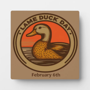 06.02. Lame Duck Day Fotoplatte