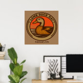 06.02. Lame Duck Day Poster (Heimbüro)