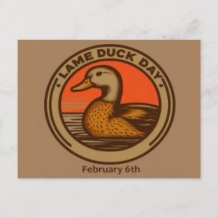 06.02. Lame Duck Day Postkarte