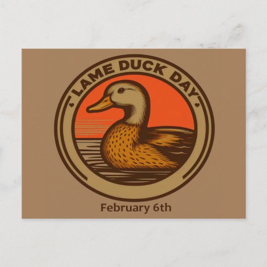 06.02. Lame Duck Day Postkarte (Vorderseite)