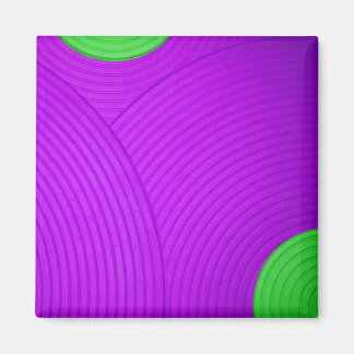 06 Magnet "Grüne und Lila Kreise"