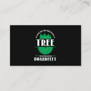 06.Wenn Sie mich sehen, wie ich einen Baum umarmte Visitenkarte