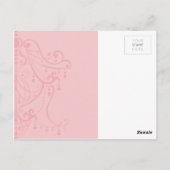 071 Skye :: SAVE THE DATE POSTCARD :: Kronleuchter Postkarte (Rückseite)