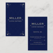 075 Andrea :: BUSINESS CARD :: schlicht smart v4 Visitenkarte (Vorne/Hinten)