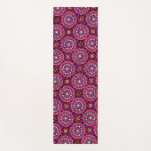 078 - Pink Pattern Mandala Yoga Mat Yogamatte (Vorderseite)
