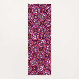 078 - Pink Pattern Mandala Yoga Mat Yogamatte