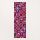 078 - Pink Pattern Mandala Yoga Mat Yogamatte (Rückseite)