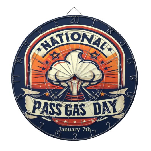 07.01. National Pass Gas Day Dartscheibe (vorne)