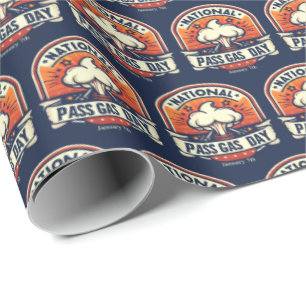 07.01. National Pass Gas Day Geschenkpapier