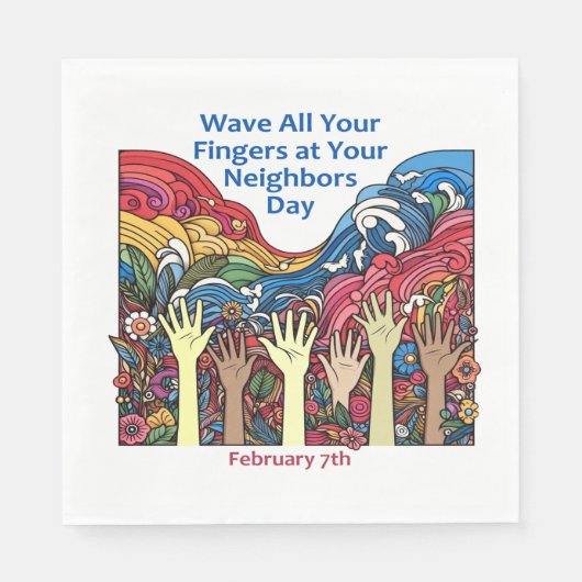 07.02.2010 - Wave All Your Fingers/Neighbor Serviette (Vorderseite)