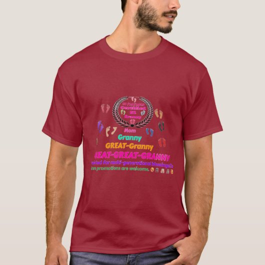 07/20/2025 Great-Great-Granny (G2) Commemorative T-Shirt (Vorderseite)