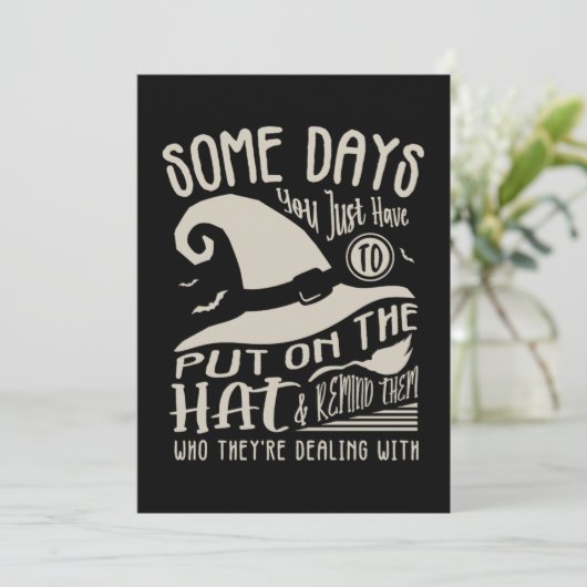 07.Halloween Funny Save The Date (Stehend Vorderseite)