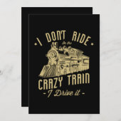 07.I fahre nicht auf dem verrückten Zug, den ich f Save The Date (Vorne/Hinten)