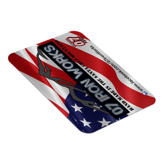 07 Iron Works "Old Glory" Gregg Racing Magnet (Rechte Seite)