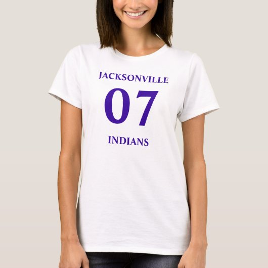 07, JACKSONVILLE, AMERIKANISCHER UREINWOHNER T-Shirt (Vorderseite)